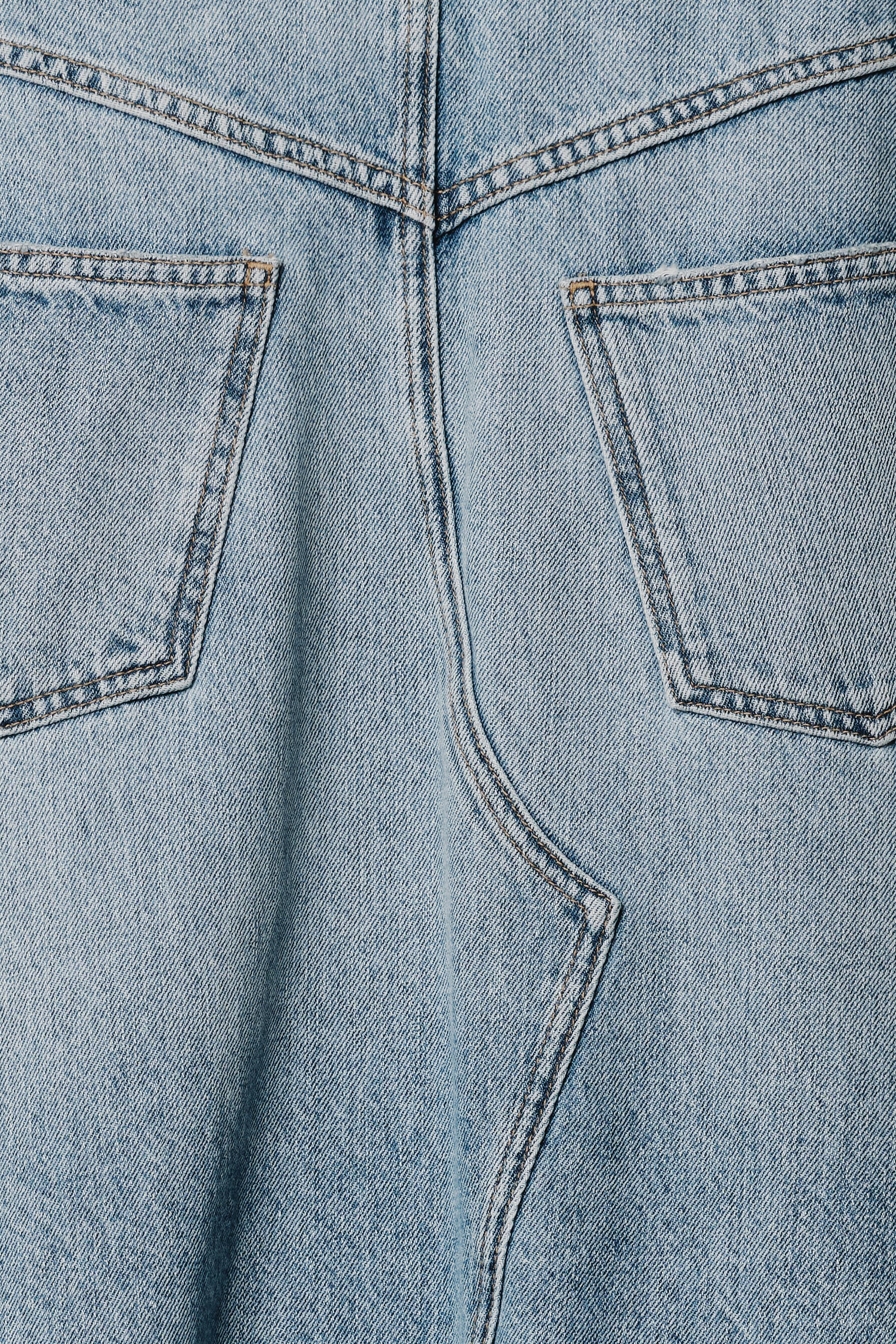 WILLY CHAVARRIA X ZARA DENIM MIDI SKIRT